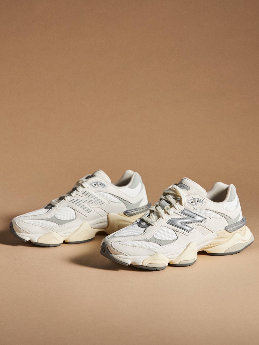 New Balance 9060 Suede Sneakers | Sea Salt/Concrete/Silver